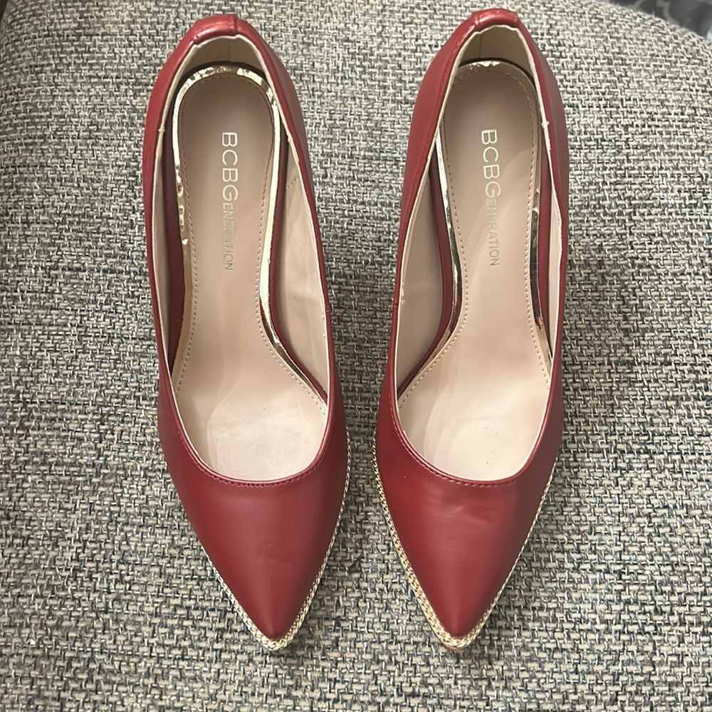 BCBGeneration Harlia stiletto pump Rhubarb size 7